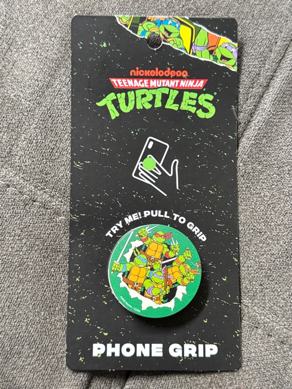 🐢🐢Nickelodeon Teenage Mutant Ninja Turtles Green Phone Grip 🐢🐢